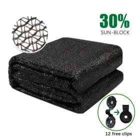 10ft*10ft Black Shade Net Fabric Provides Efficient Shading, Premium Materials, And An Enhanced Plant Growth Environment. (Option: 10ft10ft)