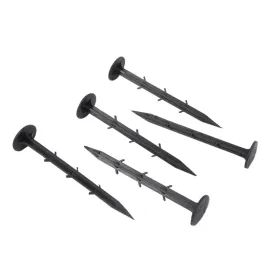 50PC 4.5inch Plastic Lawn Turf Spikes, Groundsheet Fixing Spikes, Outdoor Turf Fixing Spikes, Windproof And Durable (Option: 45inch)